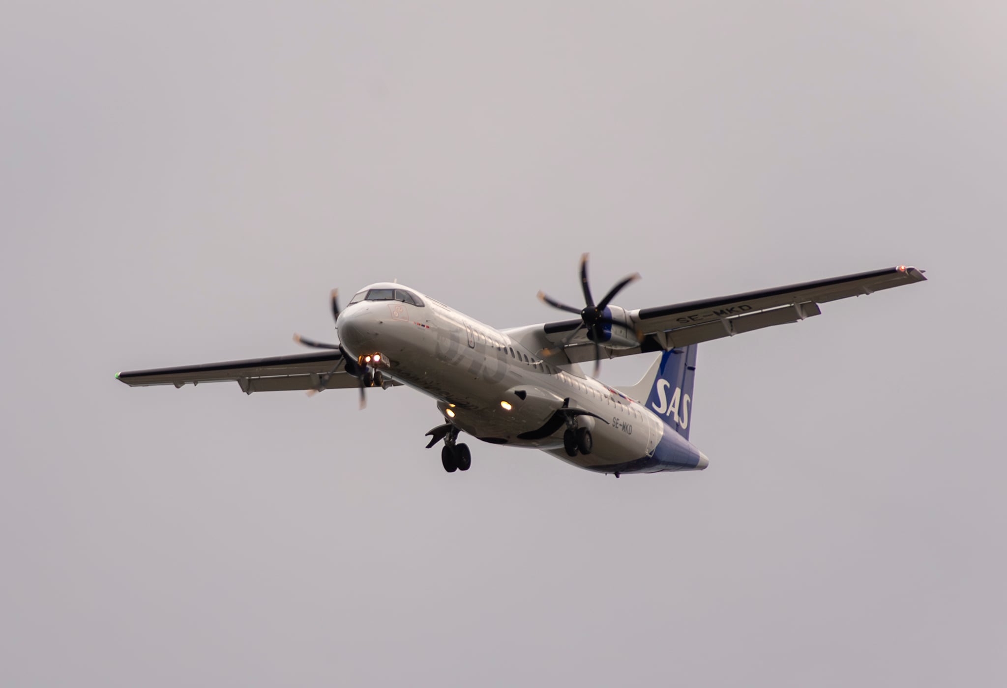 22-06-2025. Landing Bane 12. Scandinavian Airlines - ATR-72-600. SE-MKD.